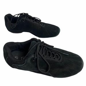 Dinkles Accent Guard Black suede Lace up shoe - Size 7
